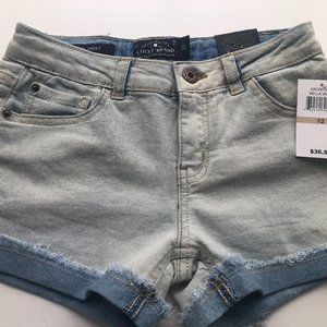 LUCKY BRAND Girls jean shorts Size 12 Riley Short NWT MSRP $36